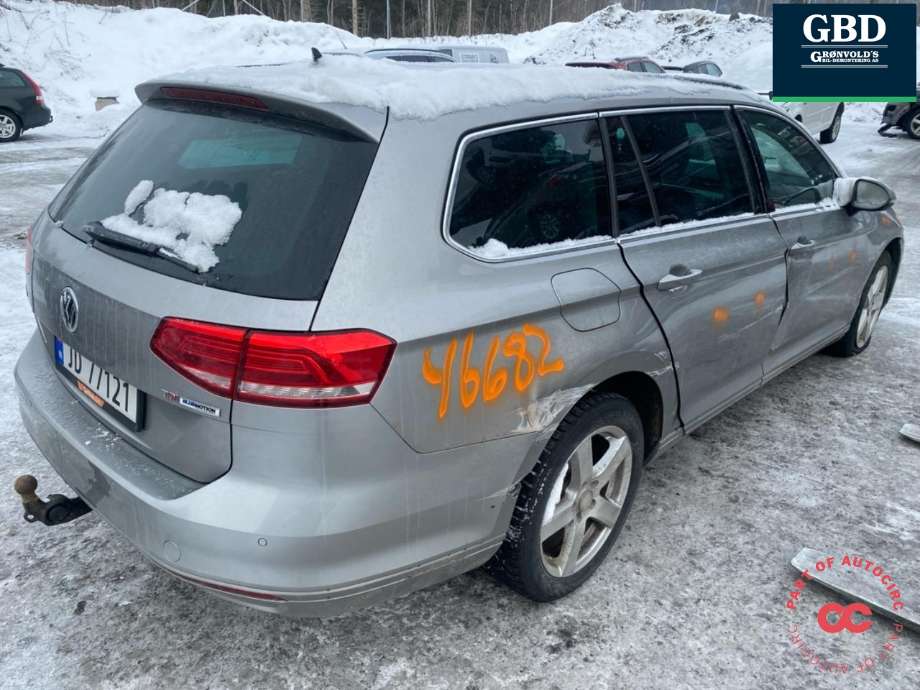 VW Passat 2015-2019 (Fase 1) (B8) (B8), Motorkode: DCXA, Girkassekode: REV