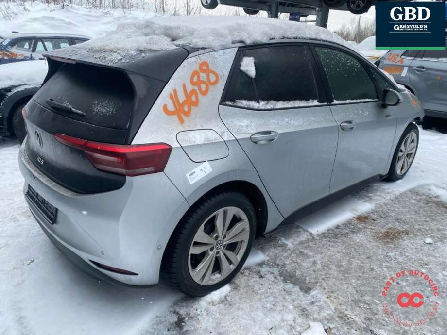VW ID.3 2020-->> , Motorkode: EDCC, Girkassekode: UYX