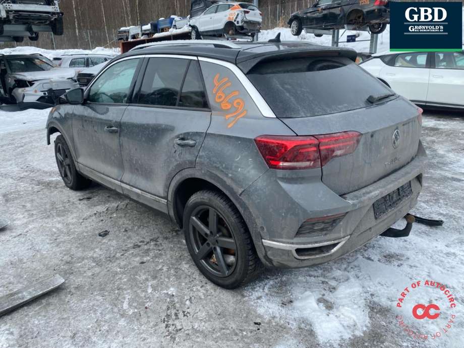 VW T-Roc, 2017->>  delebil , Motorkode: DPCA, Girkassekode: UAG