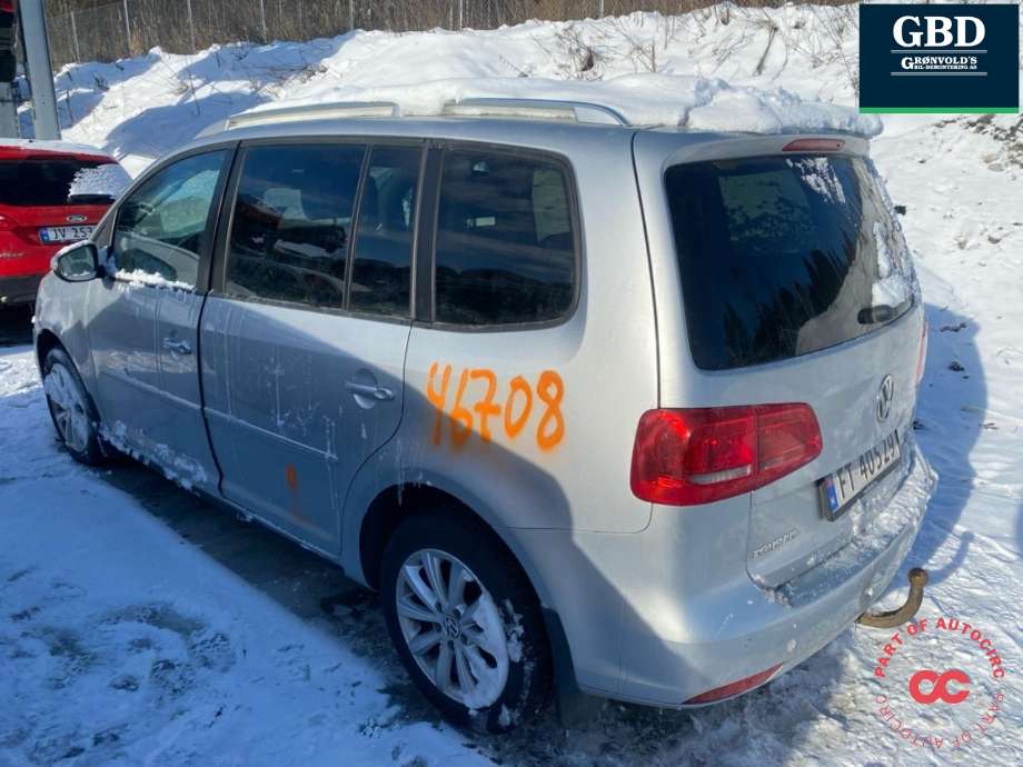 VW Touran 2010-2015 (Type I, Fase 3) , Motorkode: CFJA, Girkassekode: PBE