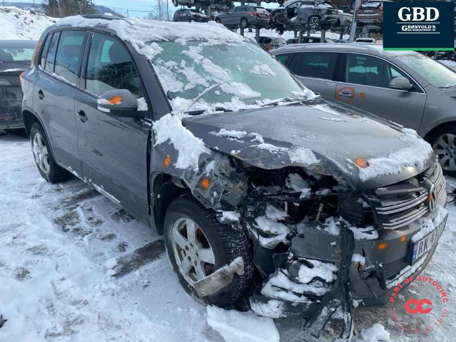 VW Tiguan 2011-2016 (Type I, Fase 2) , Motorkode: CFFD, Girkassekode: NFZ