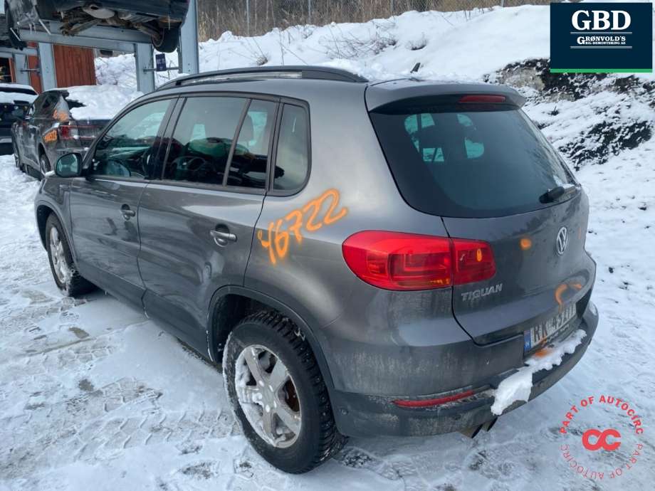 VW Tiguan 2011-2016 (Type I, Fase 2) , Motorkode: CFFD, Girkassekode: NFZ