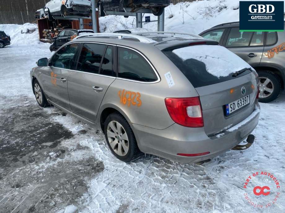 Škoda Superb, 2008-2015 (Type II)  delebil , Motorkode: CAYC, Girkassekode: MTG