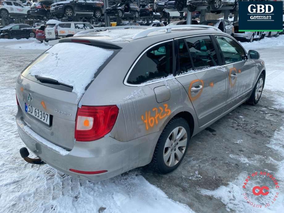 Škoda Superb 2008-2015 (Type II) , Motorkode: CAYC, Girkassekode: MTG