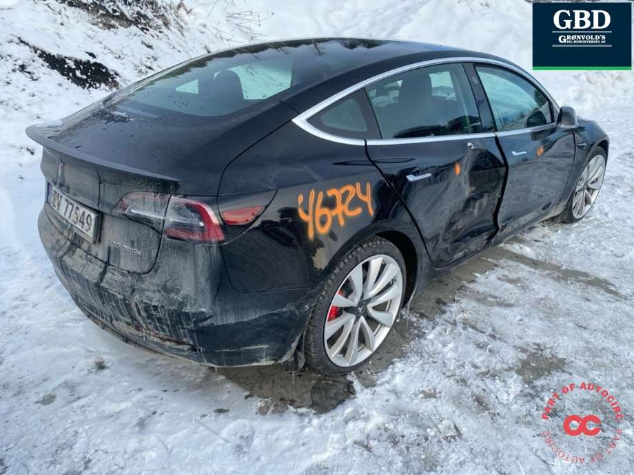 Tesla Model 3 2018-2023 (Fase 1) , Motorkode: 3D3, Girkassekode: 