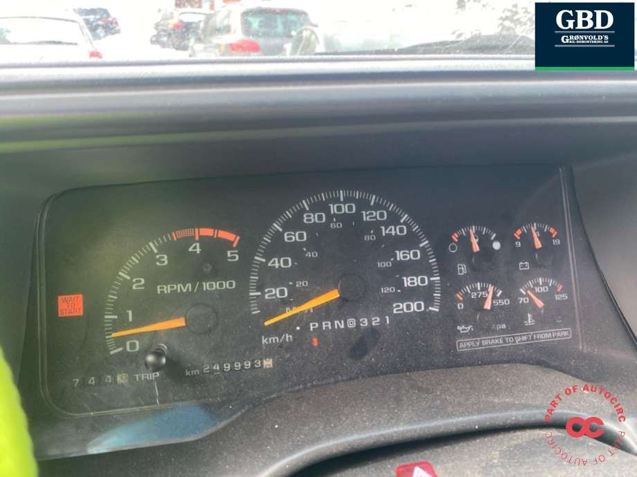 Chevrolet Tahoe 1996-2000 (Type I) , Motorkode: L56, Girkassekode: 