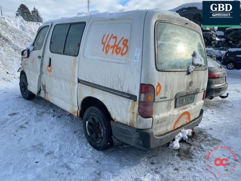 Toyota Hiace 2007-2012 (Fase 3) , Motorkode: 2KD-FTV, Girkassekode: 3303026A60