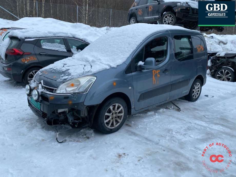 Citroën Berlingo 2008-2015 (Type II, Fase 1) , Motorkode: 9HN, Girkassekode: 16 089 352 80