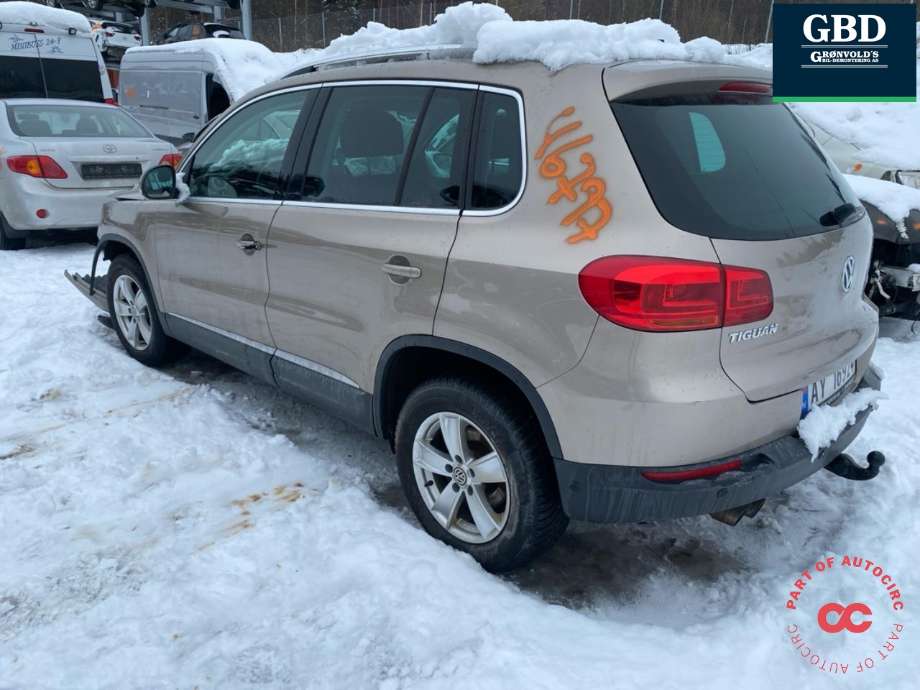 VW Tiguan 2011-2016 (Type I, Fase 2) , Motorkode: CFFB, Girkassekode: MYG
