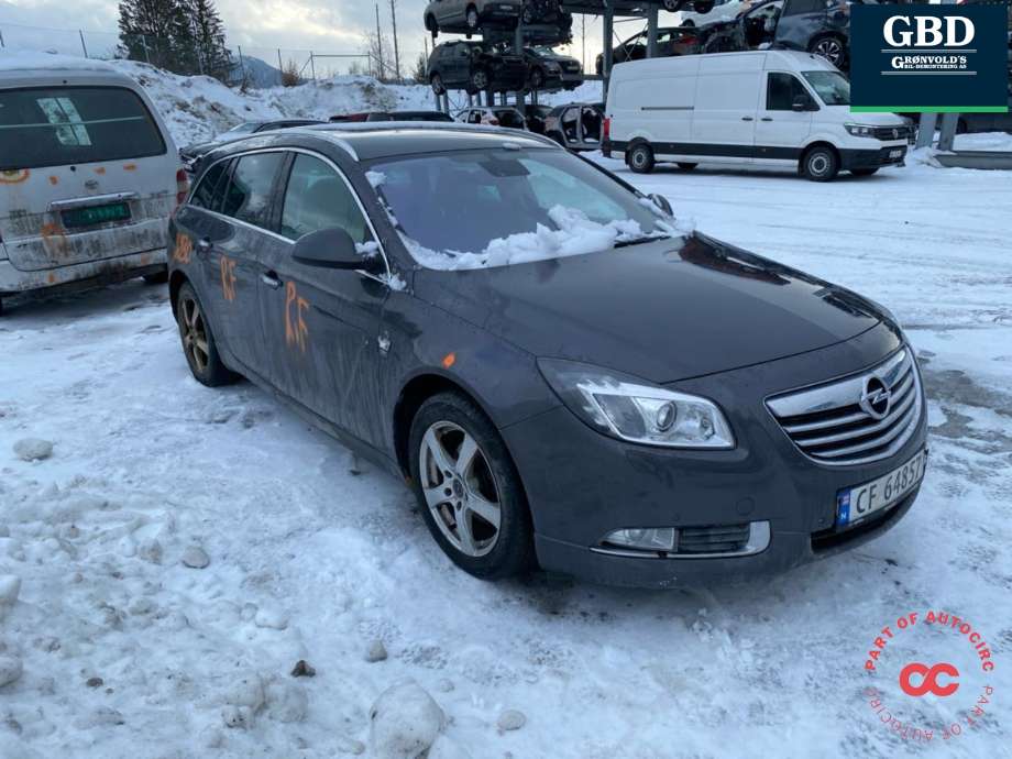 Opel Insignia A, 2009-2014  delebil , Motorkode: A20DT, Girkassekode: 55581765