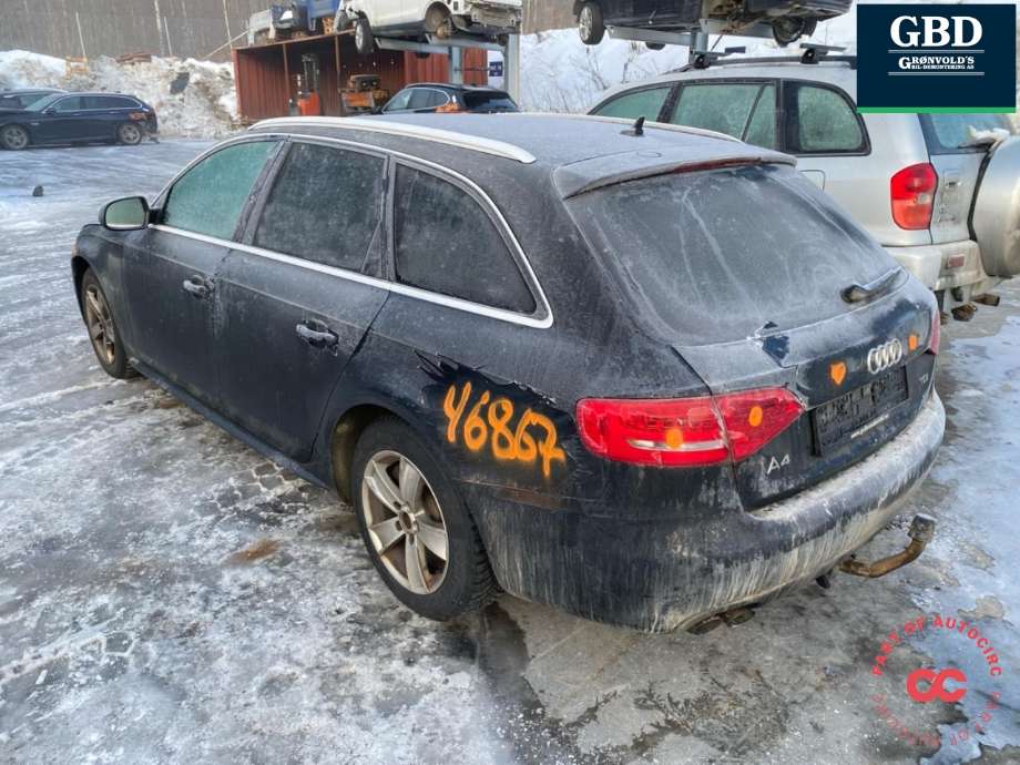 Audi A4 2007-2014 (Type IV) (B8) (B8), Motorkode: CAGA, Girkassekode: LLA