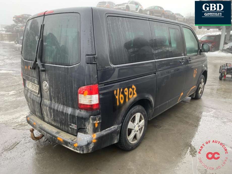 VW Transporter / Caravelle 2009-2015 (Fase 2) (T5) (T5), Motorkode: CAAC, Girkassekode: PAW