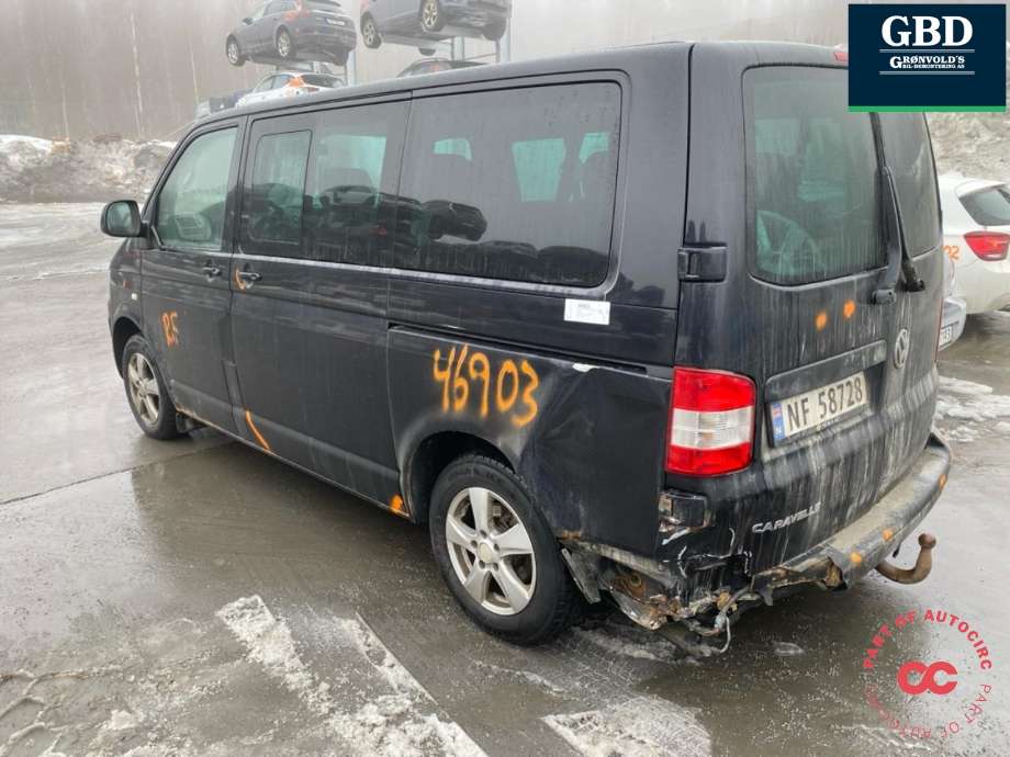 VW Transporter / Caravelle 2009-2015 (Fase 2) (T5) (T5), Motorkode: CAAC, Girkassekode: PAW