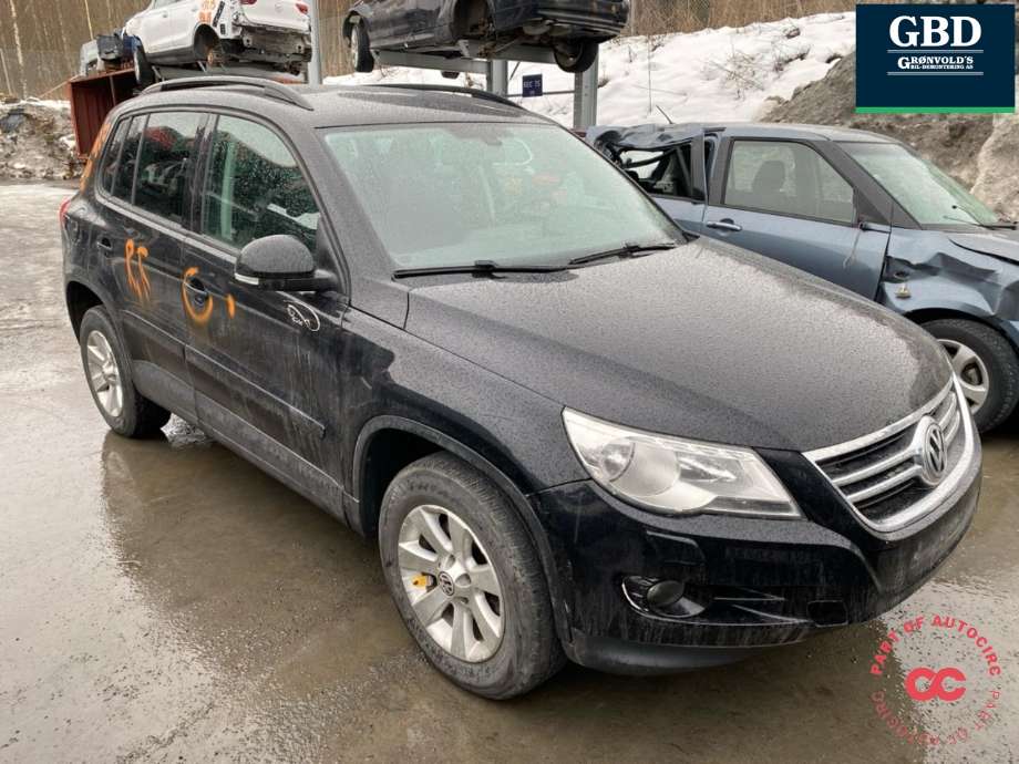 VW Tiguan 2007-2011 (Type I, Fase 1) , Motorkode: CBAB, Girkassekode: LMU