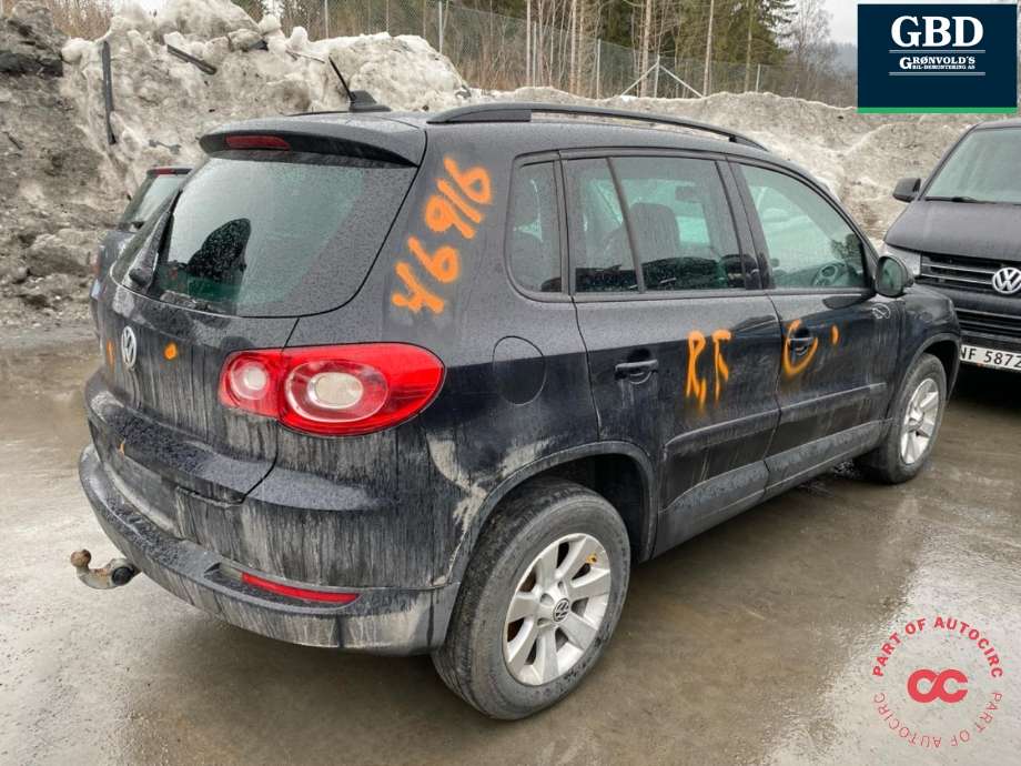 VW Tiguan 2007-2011 (Type I, Fase 1) , Motorkode: CBAB, Girkassekode: LMU