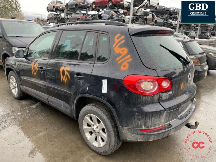 VW Tiguan 2007-2011 (Type I, Fase 1) , Motorkode: CBAB, Girkassekode: LMU