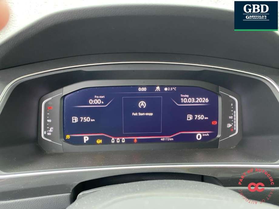 VW Tiguan 2020-->> (Type II, Fase 2) , Motorkode: DTSB, Girkassekode: TUK