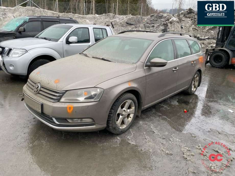 VW Passat, 2011-2015 (B7) (B7) delebil , Motorkode: CAYC, Girkassekode: MYP