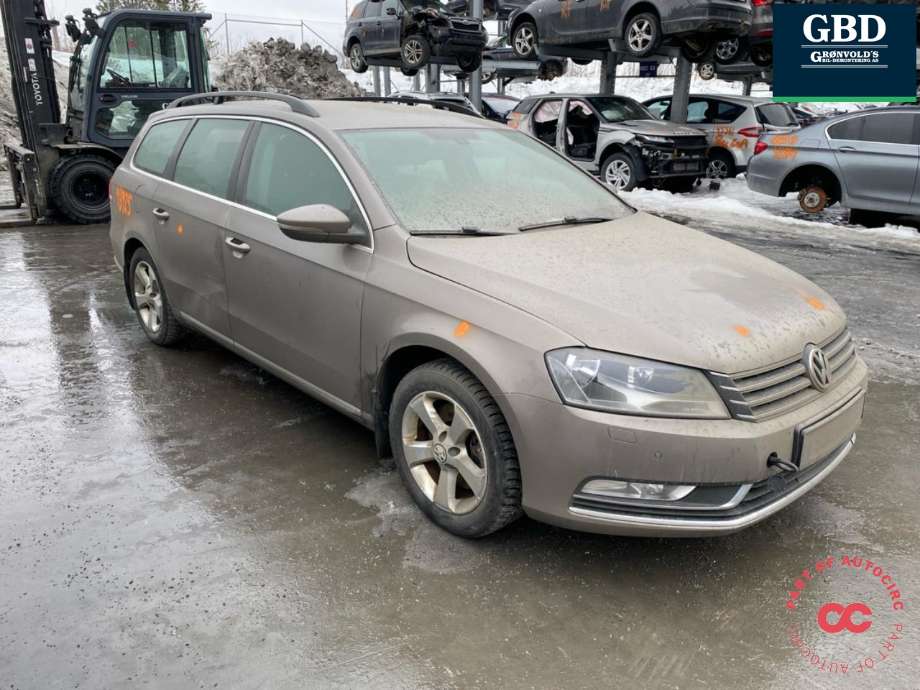 VW Passat 2011-2015 (B7) (B7), Motorkode: CAYC, Girkassekode: MYP