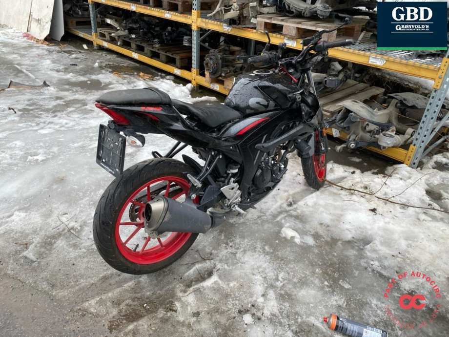 MC Suzuki GSX-S125 2017-->> , Motorkode: CFA1, Girkassekode: 