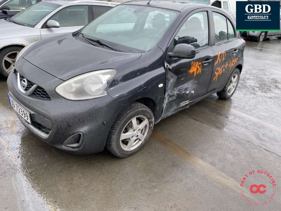 Nissan Micra 2011-2017 (K13) (K13), Motorkode: HR12, Girkassekode: 