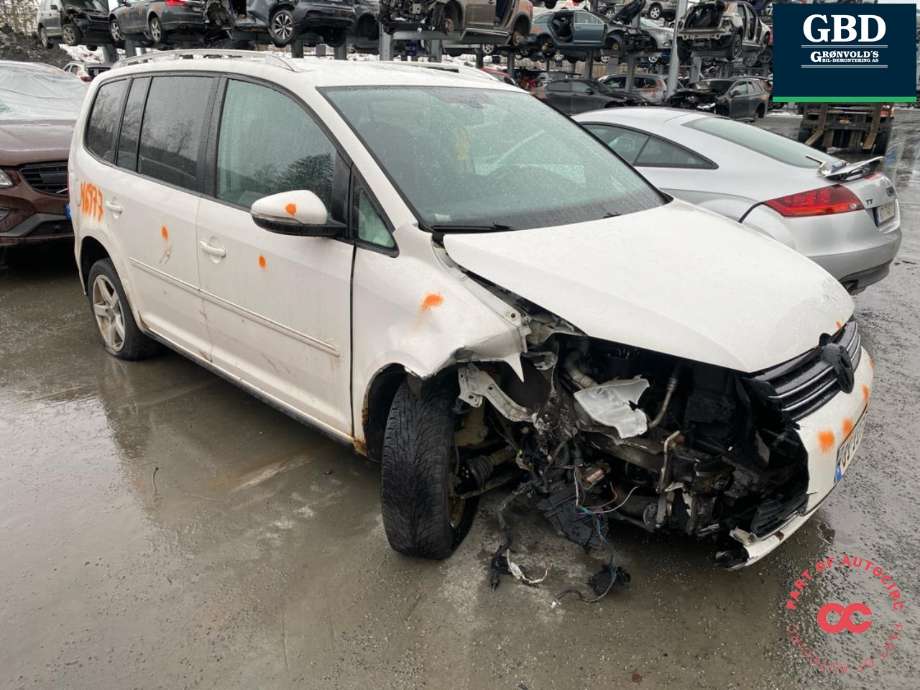 VW Touran 2010-2015 (Type I, Fase 3) , Motorkode: CAYC, Girkassekode: NQE