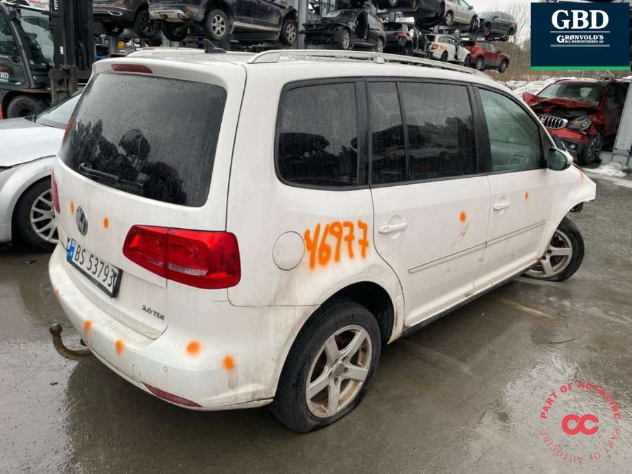 VW Touran 2010-2015 (Type I, Fase 3) , Motorkode: CAYC, Girkassekode: NQE