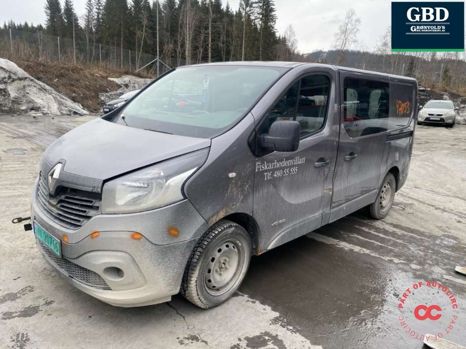 Renault Trafic, 2014->>  delebil , Motorkode: R9M-450, Girkassekode: 8201576126
