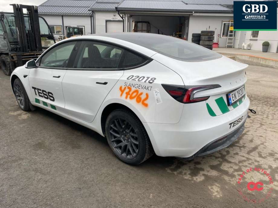 Tesla Model 3 2024-->> (Fase 2) , Motorkode: 3D7, Girkassekode:
