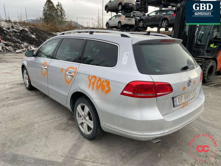 VW Passat 2011-2015 (B7) delebil , Motorkode: CFGB, Girkassekode: NJD