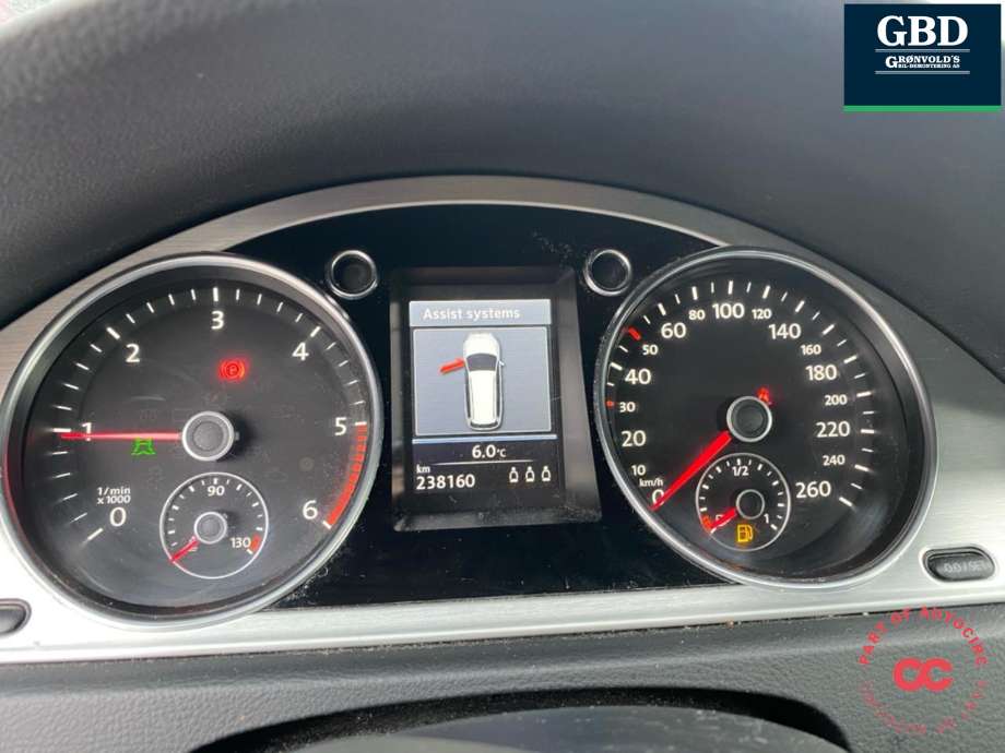 VW Passat 2011-2015 (B7) delebil , Motorkode: CFGB, Girkassekode: NJD