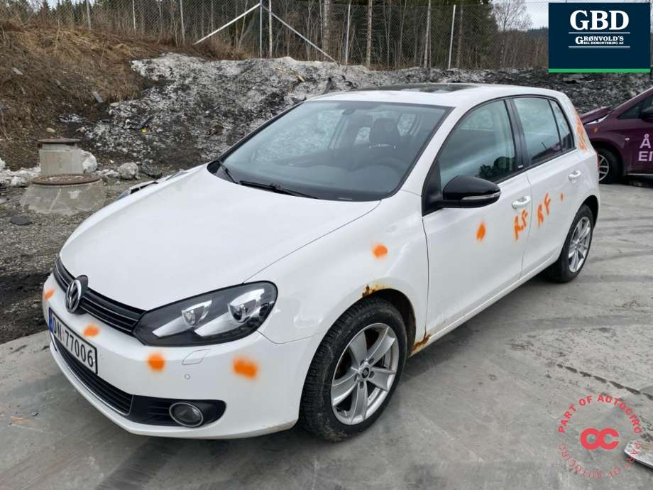 VW Golf VI 2008-2012 , Motorkode: CAYC, Girkassekode: LUB
