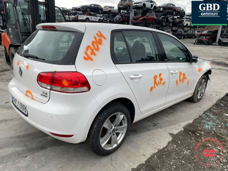 VW Golf VI 2008-2012 , Motorkode: CAYC, Girkassekode: LUB