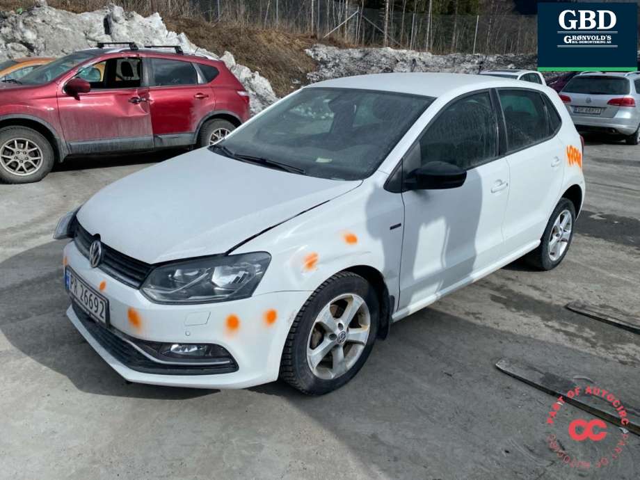 VW Polo, 2014-2017 (Type V, Fase 2)  delebil , Motorkode: CHYB, Girkassekode: QAE
