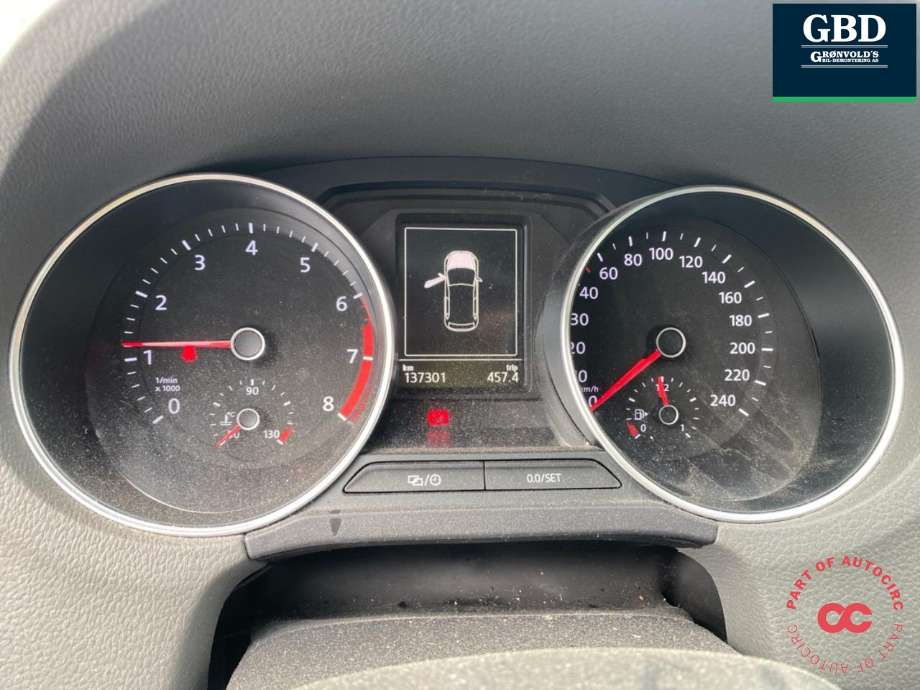 VW Polo 2014-2017 (Type V, Fase 2) , Motorkode: CHYB, Girkassekode: QAE