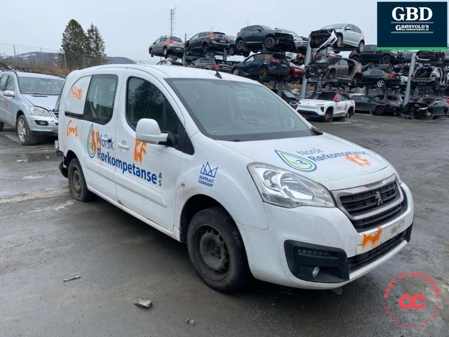 Peugeot Partner 2015-2019 (Type II, Fase 2) , Motorkode: BHY, Girkassekode: 16 122 418 80