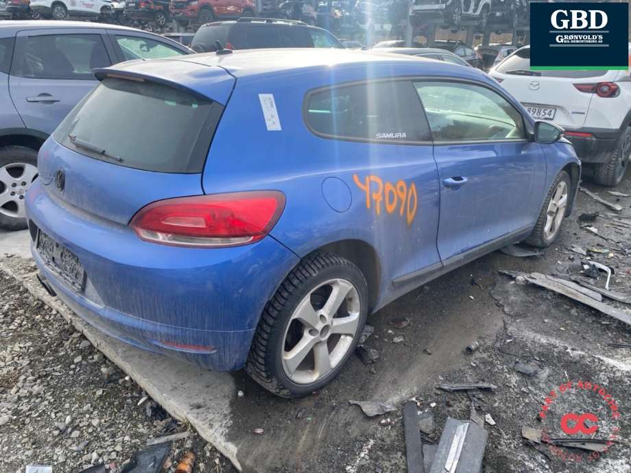 VW Scirocco 2008-2013 , Motorkode: CAVD, Girkassekode: KWB
