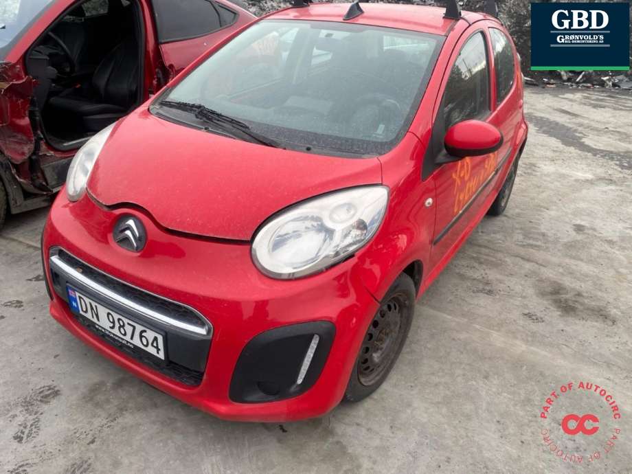 Citroën C1 2006-2014 (Type I) , Motorkode: 1KR-FE, Girkassekode: 