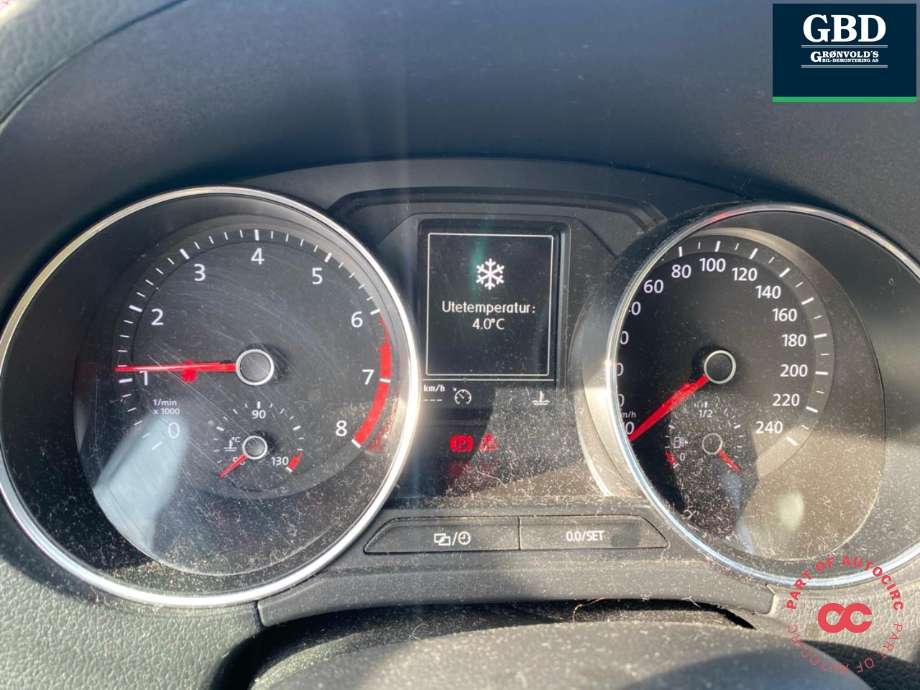 VW Polo 2014-2017 (Type V, Fase 2) delebil , Motorkode: CHZB, Girkassekode: QTS
