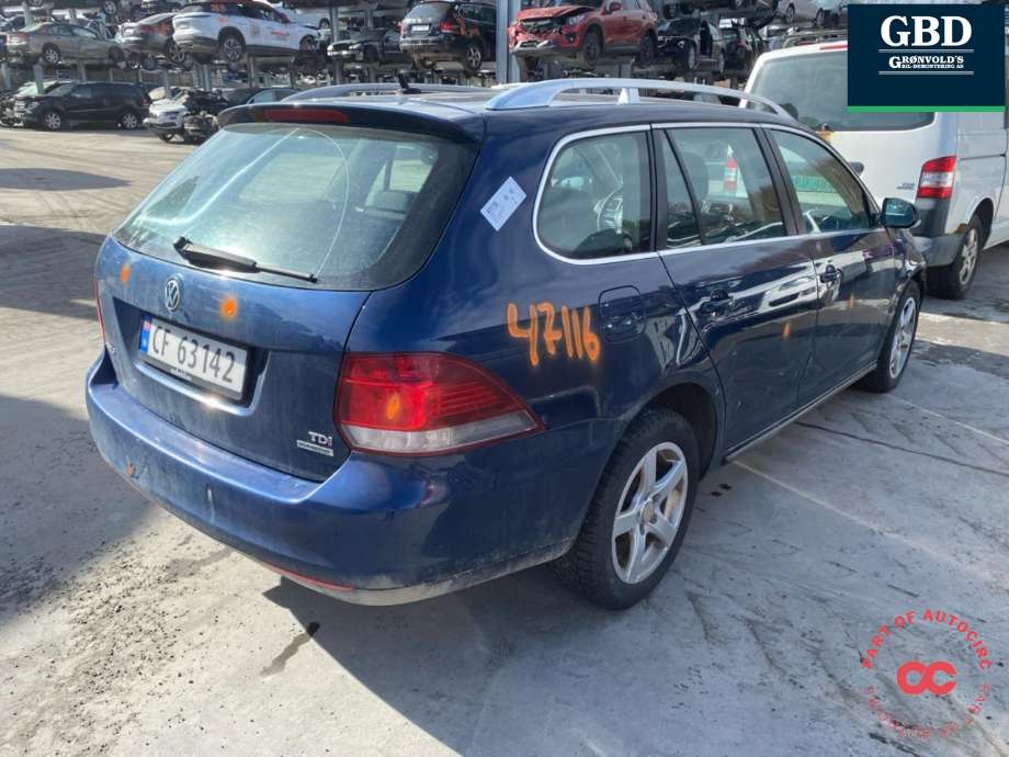 VW Golf VI 2008-2012 , Motorkode: CAYC, Girkassekode: NQD