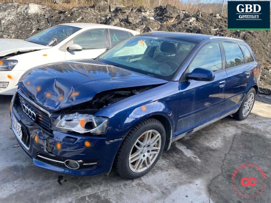 Audi A3 2009-2012 (Type II, Fase 2) , Motorkode: CAYC, Girkassekode: LUB