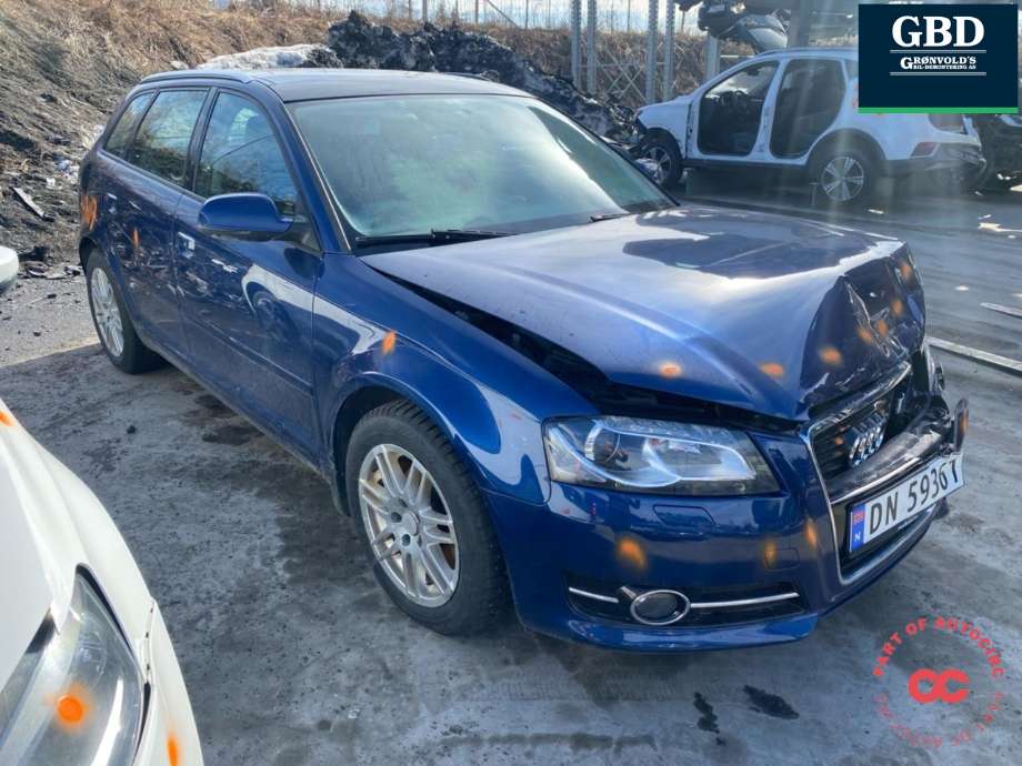Audi A3 2009-2012 (Type II, Fase 2) , Motorkode: CAYC, Girkassekode: LUB