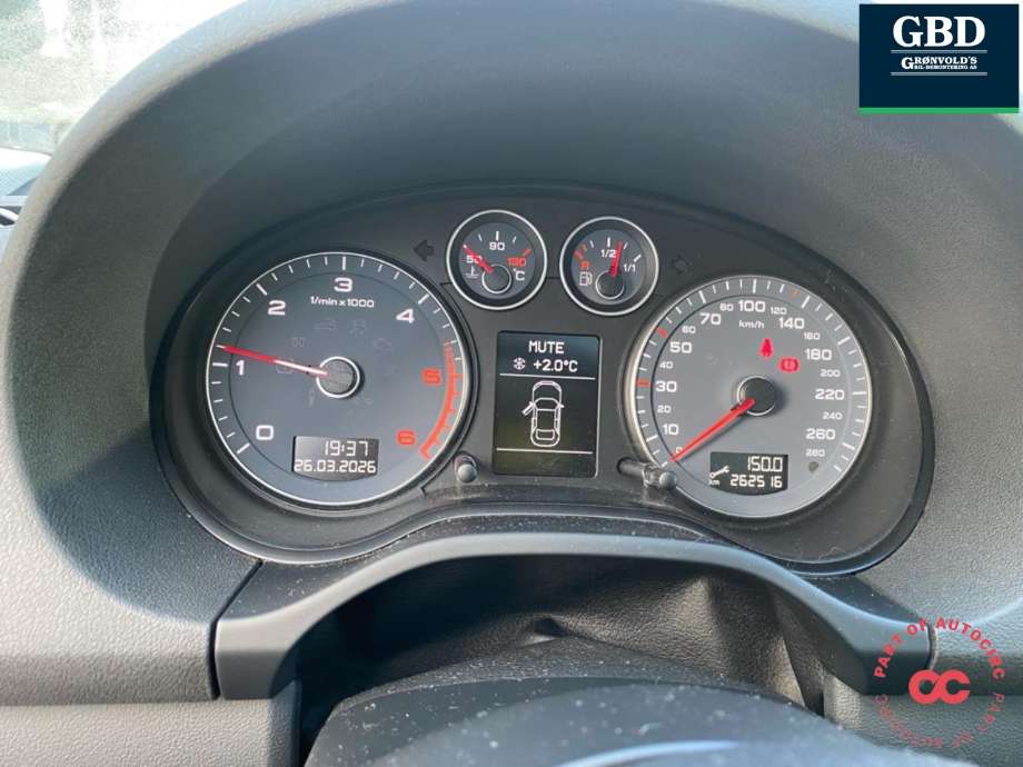 Audi A3 2009-2012 (Type II, Fase 2) , Motorkode: CAYC, Girkassekode: LUB