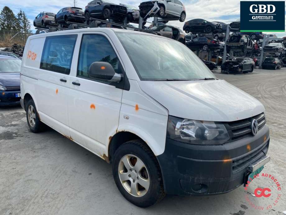 VW Transporter / Caravelle 2009-2015 (Fase 2) (T5) (T5), Motorkode: CAAC, Girkassekode: PAW