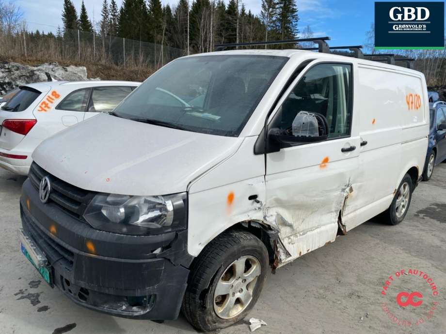 VW Transporter / Caravelle 2009-2015 (Fase 2) (T5) (T5), Motorkode: CAAC, Girkassekode: PAW