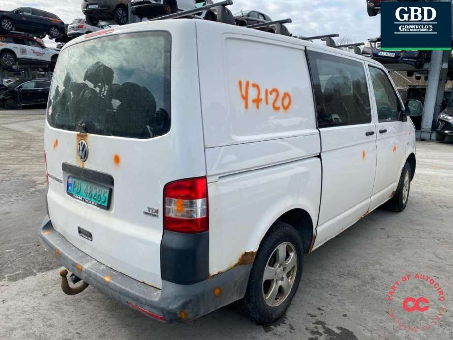 VW Transporter / Caravelle 2009-2015 (Fase 2) (T5) (T5), Motorkode: CAAC, Girkassekode: PAW