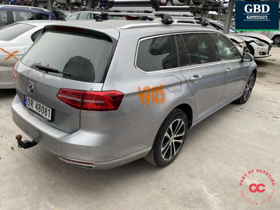 VW Passat 2015-2019 (Fase 1) (B8) (B8), Motorkode: CUKC, Girkassekode: TEC