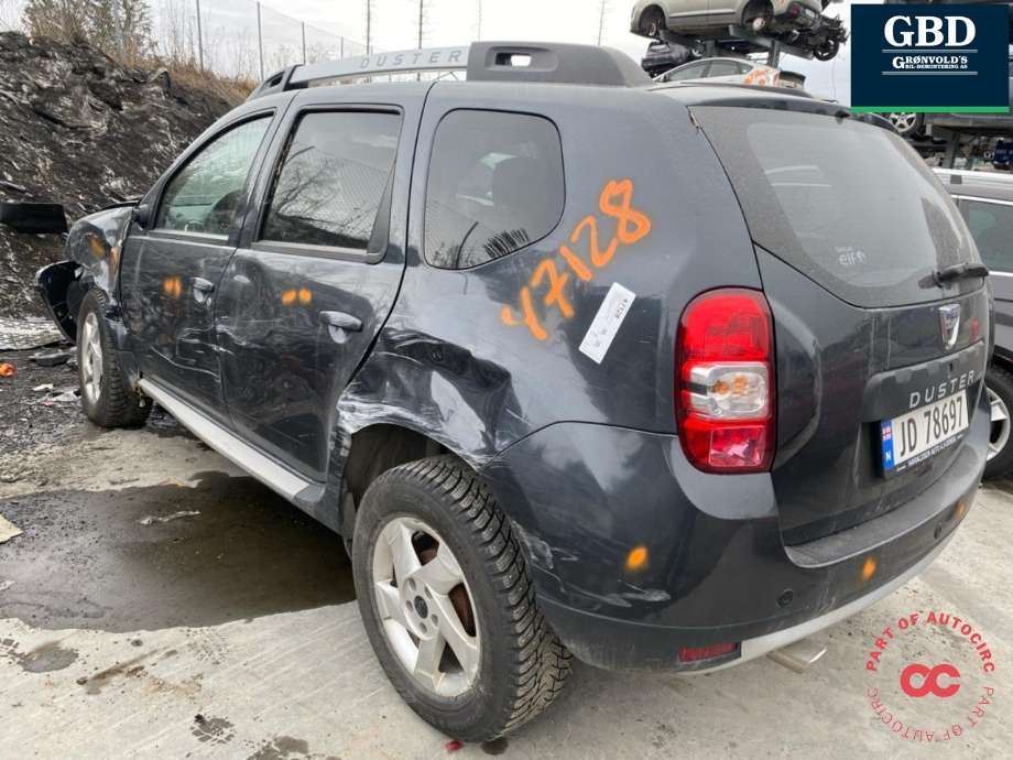 Dacia Duster 2010-2017 (Type I) , Motorkode: K9KG6| K9K-658, Girkassekode: 320103603R