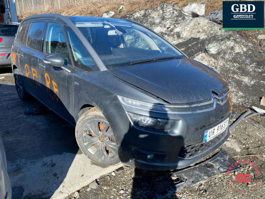 Citroën C4, Picasso, 2013-2018 (Type II)  delebil , Motorkode: AHX, Girkassekode: 98 085 830 80