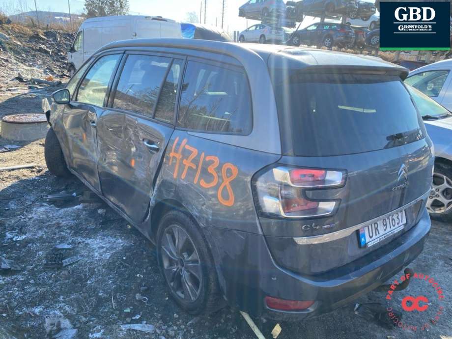 Citroën C4, Picasso 2013-2018 (Type II) , Motorkode: AHX, Girkassekode: 98 085 830 80